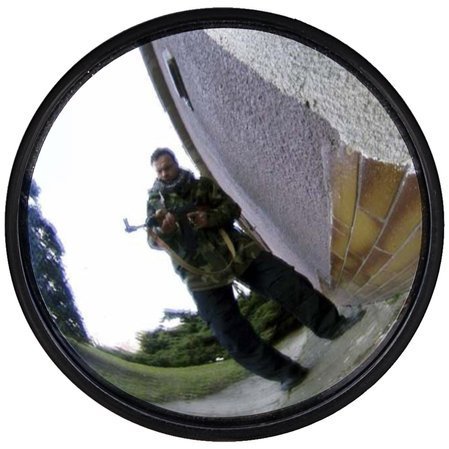 ESP Tactical Mirror 71mm for Bonowi Expandable Baton, nylon holder (BMO-02-18 / BMH-02)