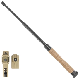 ESP Ergonomic Easy Lock hardened expandable baton 20'' Khaki (ExBTT-20HE-KH BHT-55)