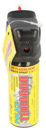 ESP Police Tornado Pepper Spray Flashlight 15% OC, 50 ml, Jet (SFL-01-50)