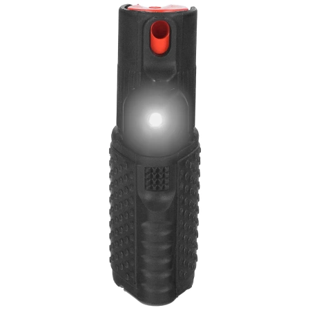 Gaz pieprzowy ESP Hurricane Flashlight Jet Black/Black 15 ml - strumień
