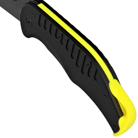 Nóż składany ESP EK-BY-01 Black/Yellow PA66 Polyamide, Titanium Gray PVD AUS-8