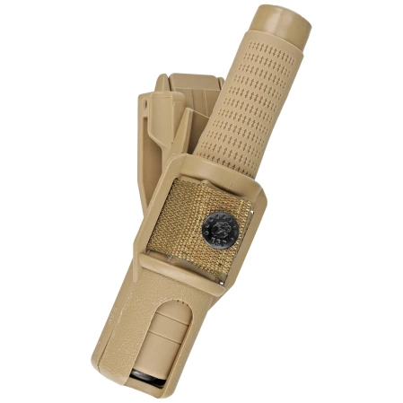 Pałka teleskopowa hartowana ESP Ergonomic 16'' Khaki (ExB-16HE-KH-BK BH-54)