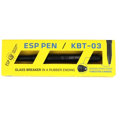 Długopis taktyczny ESP Black (KBT-03-B)
